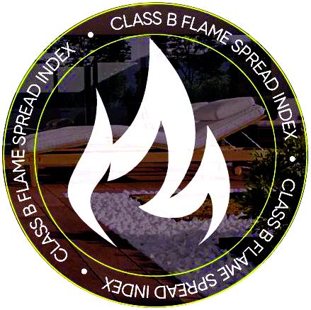 Class B flame spread index
